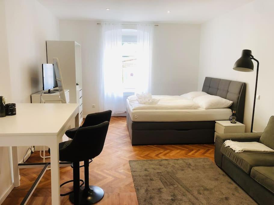 Fewo Kuferzeile Gmunden seenähe Exterior foto