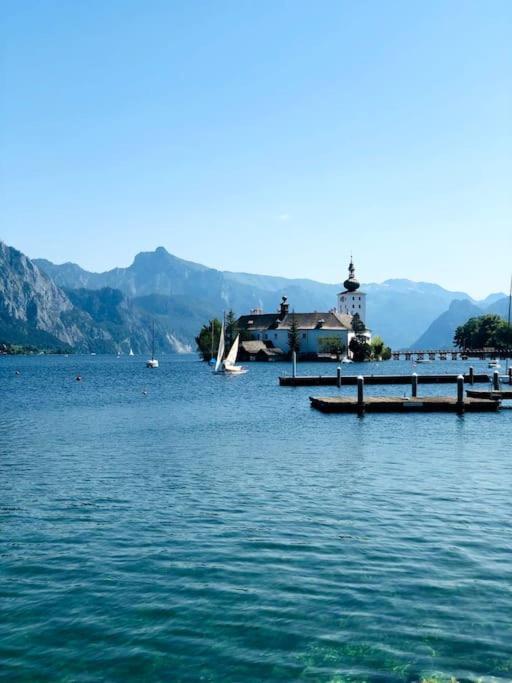 Fewo Kuferzeile Gmunden seenähe Exterior foto